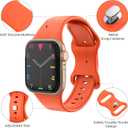 18 Pack Bands Compatible with Apple Watch Band 49mm 46mm 45mm 44mm 42mm 41mm 40mm 38mm for Women Men, Sport Silicone Breathable Strap for iWatch Series Ultra 11 10 9 8 SE 7 6 5 4 3 2 1