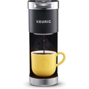 Keurig K-Mini Plus Single Serve Coffee Maker, with 5-inch Brewer, 6 to 12 Pounds Brew Size, K-Cup Pod and Cord Storage (Black)