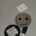 RACO 6239NI Floor Kit with Recessed Duplex 15A TR Device and Adjustable Steel Box, 1-Gang, Nickel