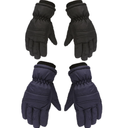 Kids Snow Gloves，Boys and Girls Winter Gloves in Classic Solid Color aterproof and Warm Winter Gear 5-7Years