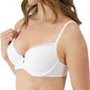 Maidenform Women's Push-Up Bra with Microfiber, Comfort Devotion Your Lift Underwire Bras for Women, Convertible, Lace, 40C