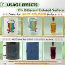 Koala 95% Clear Sticker Paper for Inkjet Printer - Waterproof Printable Vinyl Sticker Paper - 8.5x11 Inch, 50 Sheets, Transparent Glossy - Easy to Use for DIY Personalized Decals