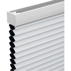 Changshade Cordless Cellular Shades, Blackout Honeycomb Shades for Windows, Pull Down Pleated Blinds, Easy to Install for Indoor Windows and French Doors,30" W x 50" H, White