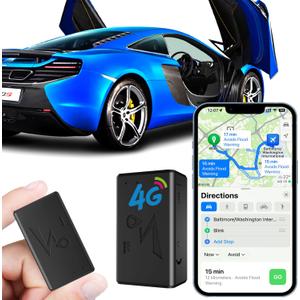 2025 New Model GPS Tracker for Vehicles No Monthly Fee Real-time Tracking Magnetic Car GPS Tracker for Kids/Dogs,Application Control Pets 4G LTE
