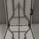 Folding Tables with Carrying Handle Lightweight Rectangular Portable Plastic Camping Table Steel Legs for Party, Dining, Wedding, Events, Picnic Indoor, Outdoor (5FT, White)