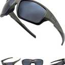 Polarized Riding Sunglasses Foam Padded Wraparound Fit Men Women Motorcycle Driving Running Cycling Fishing
