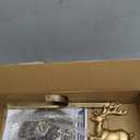 Adjustable Cast Iron Reindeer Wreath Stand  Front Door Wreath Hanger & Display Hook,Wreath Stands for Display, Hats & Ornaments, Christmas Holiday Doorway Decorwreath stand