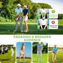 The Connector Golf Training Aid, Golf Swing Trainer for Posture Correction Practice, Golf Swing Training Aid, Golf Training Aids Helps Train Proper Swing Mechanics, Arm Structure