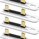 4 Pcs WP3392519 Dryer Thermal Fuse, High Temperature Cut-Off Switch Compatible with Whirlpool KitchenAid Dryers, Replaces 3388651 694511 AP6008325, Universal Replacement Part
