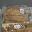 Havawish 5 Pcs Wooden Dessert Table Display Set, Farmhouse 2 Tier Cupcake Stand 3 Tier Wood Cake Tower Round Serving Tray Food Platter for Tea Party Wedding Farmhouse Decoration