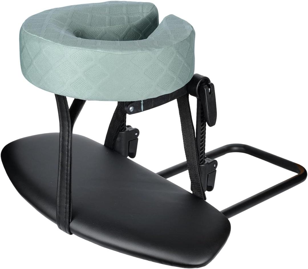 Massage Headrest for Bed,Adjustable Face Down Pillow After Eye Surgery Vitrectomy,Massage Head Rest for Bed At Home Mattress,Portable Massage Pillow Face Cradle with Armrests