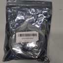 20 Gauge PVC Covered Copper Wire 50FT, UL 2468 20 AWG 2 Conductor Tinned Copper 20/2 Flexible Transparent Cable for String Lamp Cord, LED Light Strip, DIY, Festival Decor, Sound, Speaker, 300V