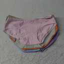OLIKEME Womens Underwear Cotton Hipster Panties Low Rise No Show Briefs Soft Stretch Breathable Ladies Panties 6 Pack (Small)