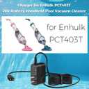 21.5V Charger for Enhulk PCT403T 20V Battery Handheld Pool Vacuum Adapter | Power Cord Compatible with Enhulk PCT403T 20V Battery Handheld Vacuum Replacement Charger