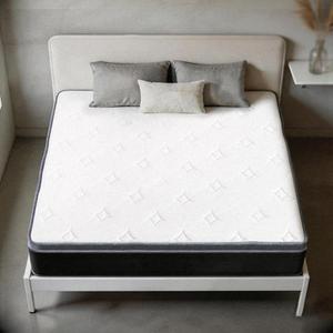 Queen Mattress in a Box, 10 Inch Queen Size Mattress, 60x80 Inch Pocketed Coil Mattresses, Hotel-Quality, Soft & Supportive, Easy to Move by One Person