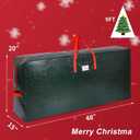 KRYSTY Christmas Tree Storage Bag - Fits Up to 9 Ft Xmas Holiday Tree, Zippered Bag, Carry Handles, Durable Waterproof Material, Protects Against