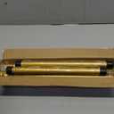 Adjustable Shower Curtain Rod 31-104 Inch, Never Rust Stainless Steel Gold Tension Rod, 1" Heavy Duty No-Drill for Bathroom, Kitchen & Closet