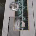 3 Piece Geometry Wall Art Circle and Rectangle Painting Funky Artwork Abstract Black White Picture Gallery Wrapped Home Office Decor  (12.00" x 16.00" x 3PCS)