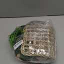 5 PCS Tank Accessories for Bearded Dragon Include Resin Classical Castle Reptile Climb Habitat Decor Hanging Jungle Vines Flexible Leaves Climbing Decor for Lizard Gecko Chameleon Spider