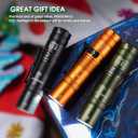 PIOOCAN Rechargeable Flashlights 1200 Lumens EDC Flashlight, AA Pocket Flashlight High Lumens with Clip, Super Bright Small Flashlights, 4 Modes Flash Light for Camping, Home, and Emergencies (Black)