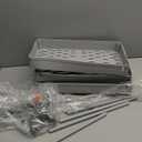 SPACEKEEPER Rolling Storage Cart 3 Tier Bathroom Cart Organizers with Wheels Laundry Room Organization Mobile Shelving Unit Utility Cart Storage Shelves Multi-Functional for Office, Home, Gray