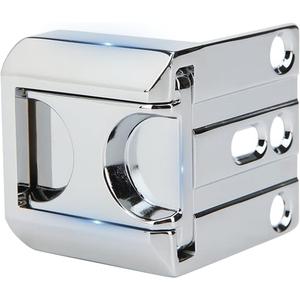 Home Security Door Lock with 8 Screws, Safety Childproof Door Reinforcement Lock Latch (1-Pack), Upgrade Night Lock to Defend Your Home (Silver)