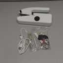 Handheld Sewing Machine for Beginners, Portable Mini Sewing Machine with Two Speed Modes, Easy to Operate and Fast Stitch Suitable for Clothes, Fabrics and Quick Home Repairs (White)