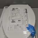 KOHLER 20110-0 Brevia, Slow Close Toilet Seat, Elongated Toilet Seat, Grip-Tight Bumpers Quick-Attach Hardware, White