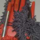 Soft Microfiber Car Duster Exterior Scratch Free Multipurpose Duster with Extendable Handle Duster for Car, Truck, SUV, RV and Motorcycle (Large, Red)