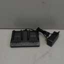 Biswaye WA3875 20V Li-ion Dual Port Charger Compatible with Worx 18V/20V PowerShare Battery WA3578 WA3575 WA3525 WA3520 WA3512 WA3512.1 WA3742