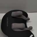 Neck Massager Pillow with Heat, Shiatsu Back and Shoulder Massage with Deep Tissue Kneading, Portable Cervical Traction Device for Full Body Muscle Pain Relief, Gift for Women Men (Black)