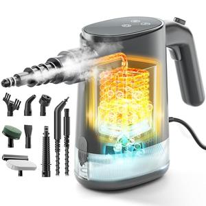 TEEVOGO Handheld Steam Cleaner for Home, 15s Instant Heat Pressurized Steam Cleaner, Lightweight Upgrade 650ML Tank, Portable Steam Cleaner for Kitchen, Grout, furniture, Car, Bathroom & Clothes