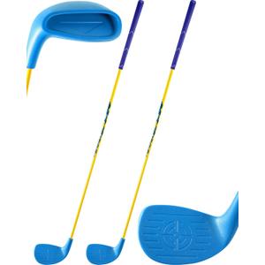 HOTWIND Backyard Golf Game Clubs with 5x 3.5 Oversize Heads and 36 Lightweight Carbon Shaft for Adults Play Outdoor Golf Yard Game in Grass Parks and Yards Hit Plastic and Foam Balls, 2 Pack