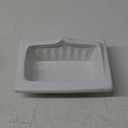 Classic Recessed Ceramic Soap Dish for Shower Wall, Heavy-Duty, Space-Saving, Self-Draining Built-in Soap Holder for Bathroom & Laundry, Perfect for Replacing Old Soap Dishes or New Installations