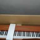88 Key Weighted Keyboard Piano with Sustain Pedal, Power Adapter & Sheet Music Stand - Home Digital Piano, Brown (Keyboard Only), 51 inches x 10.6 inches x 3.5 inches