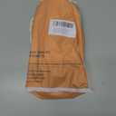 Women's sports socks running comfortable with Cushion anti-bubble 3 pairs low-top high-performance soft socks (Orange)