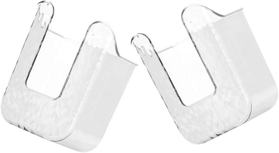 2pcs Wall Mount Wipe Dispenser Box Tissue Storage Case for Kitchen Bathroom and Toilet Easy Installation Space-Saving Versatile Use