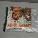 ADHD Awareness Month ADHD Orange Butterfly Neurodiversity T-Shirt