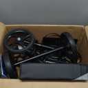 Economy Knee Scooter Steerable Knee Walker for Foot Injuries Compact Crutch Alternative with Dual Braking System (Black)