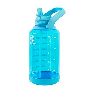Takeya 885395541020 Tritan Bottle, Straw Lid and Extra Large Carry Handle Breezy Blue 64oz