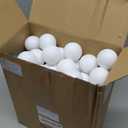 Hanaive 100 Pack Table Tennis Balls Multi Colored 40mm Plastic Balls Bulk Washable Small Game for Carnival Pool Games, Party Decoration Pet Toy (White, Red, Black)