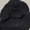 Winter Hats for Women - Thick Warm Stylish Knit Beanie Hat, Soft Stretch Cute Wome Winter Hats with Visor, Black