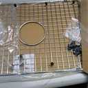 Serene Valley Sink Bottom Grid 21" X 15-1/2", Centered Drain with Corner Radius 3/8", Sink Protector SVH2116C, Medium