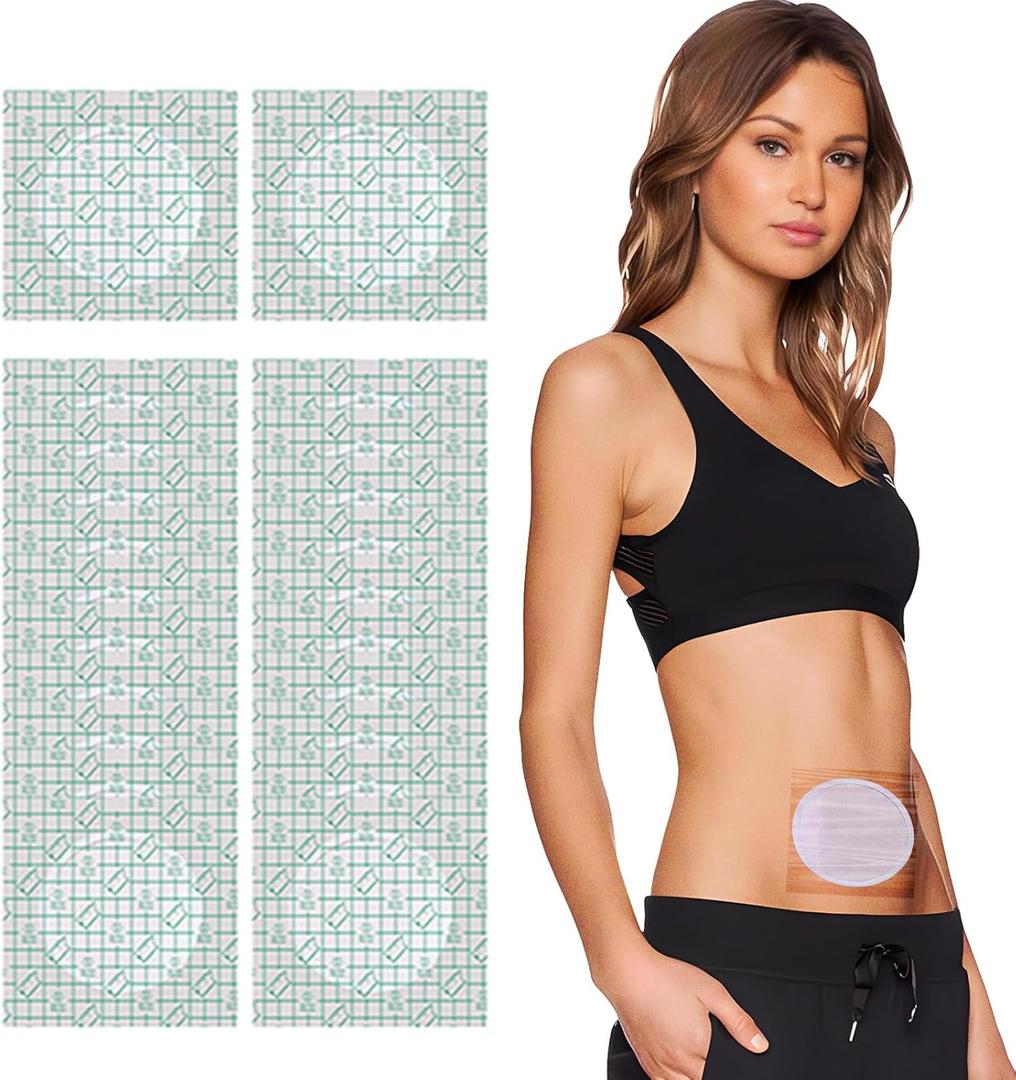 Castor Oil Pack Wrap, 20 Pcs 5.9x5.9in Self-Adhesive Organic Cotton Patch Kit for Waist Back Breast Chest Knee Foot, Disposable Packs for Liver Insomnia Constipation Inflammation (15x15cm) (20pcs-15x15cm(5.9x5.9in))
