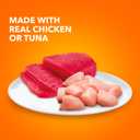 IAMS Perfect Portions Healthy Adult Wet Cat Food with Chicken and Tuna Recipe Variety Pack, Easy Peel Twin-Pack Trays, Pack of 24 (48 Total Servings), Best By: 09/10/27