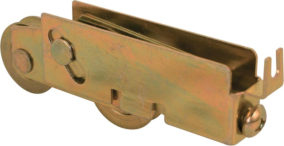 Prime-Line D 1551 1-1/4 In. Steel Ball Bearing, C-Tab, Sliding Door Tandem Roller Assembly, for Pacific and Elco Doors (Single Pack)