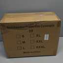 FURWEY Hazmat Suits 30 Pack Non-Hooded Protective Coveralls with Elastic Wrists, Ankles, (X-Large)