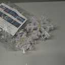 LED Christmas Curtain Lights,Snowflake Lights Decorations With Remote Control, USB Powered 24 Snowflakes 120 Leds Window String Lights With 8 Modes Decor Christmas Wedding Party Wall Home Decor