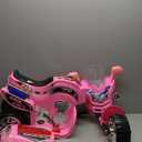 Lil' Rider Electric Motorcycle for Kids  3-Wheel Battery Powered Motorbike for Kids Ages 3-6  Fun Decals- Reverse- and Headlights (Pink), Large