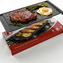Stove Top Griddle Replacement for GE Gas Range Appliance, Premium Aluminum
19.5x9 Inch Non-Stick Coated Stovetop Griddles Cooktop Plate,Compatible with GE Gas Cooktop Flat Plate WB31X24738 WB31X49806